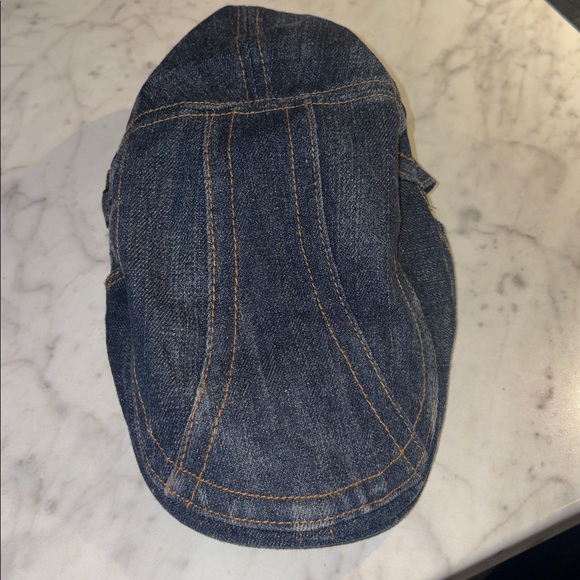 Vintage Y2K news boy denim hat - Picture 3 of 6